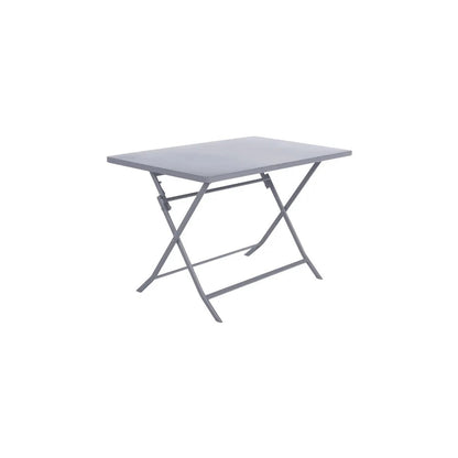 Table rectangulaire pliante en quartz Greensboro 4 places 110 x 70 x 71 cm
