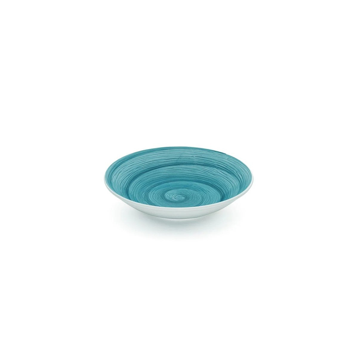 Assiette creuse de table souvenir essence en céramique peinte à la main Ø 23,5 cm