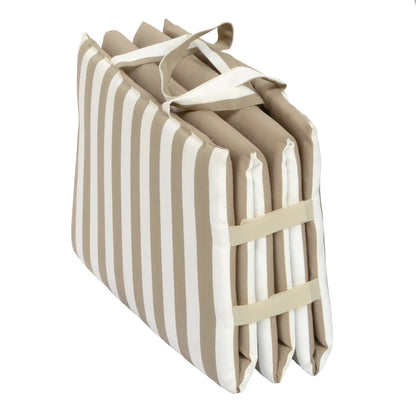 Matelas pliant Dune 180x50 cm beige/blanc