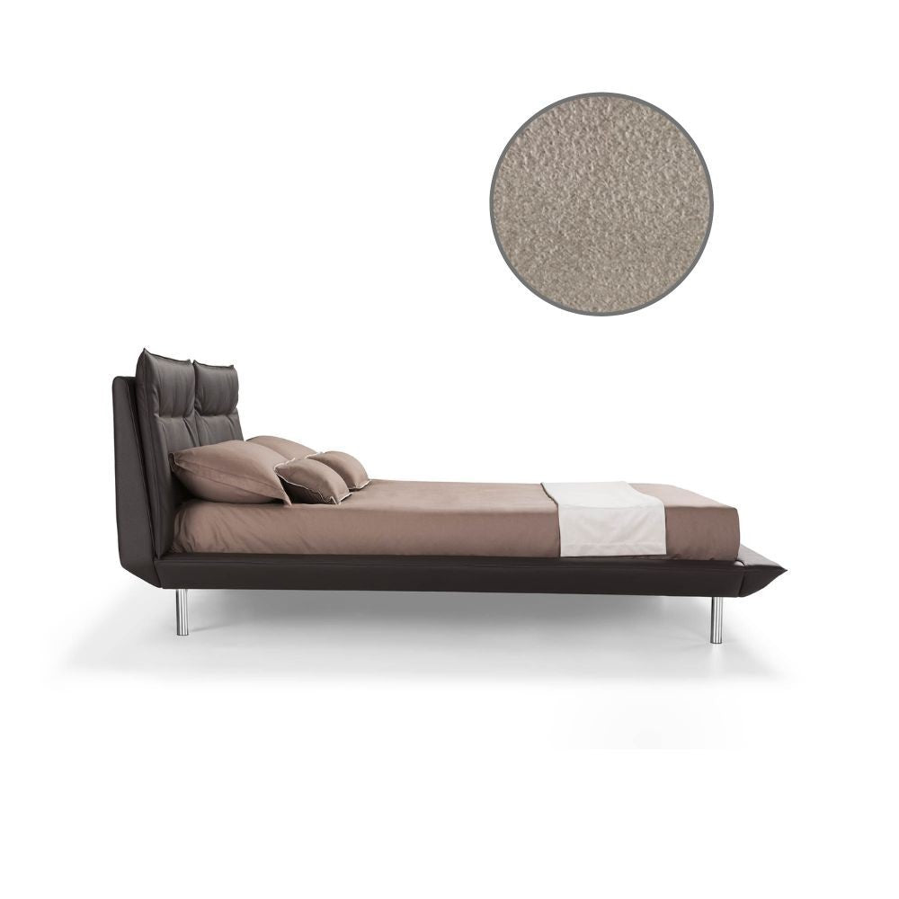 Lit double beige 190x12x82 cm