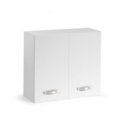 Meuble Haut de Cuisine Modulaire Blanc Frêne 2 Portes 80x32xH 72