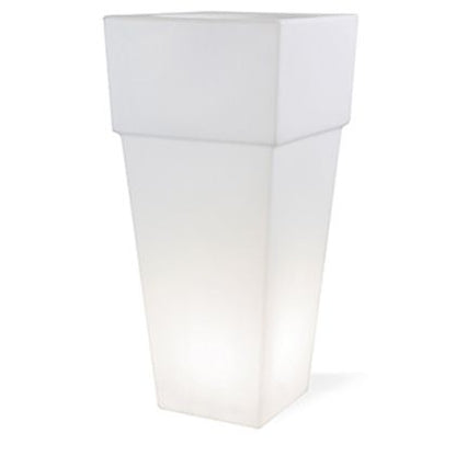 Vaso Quadrato E27  linea lounge  bianco