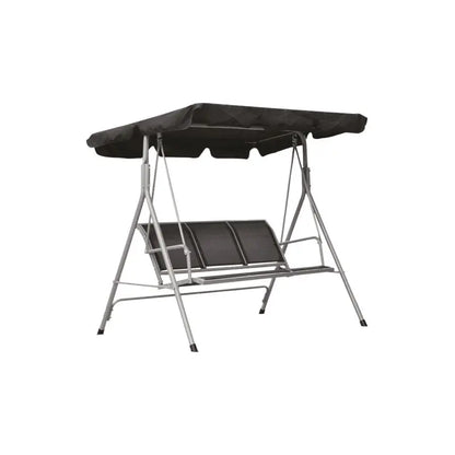 Dondolo da giardino 3 posti con tetto parasole cm 178x125x165h