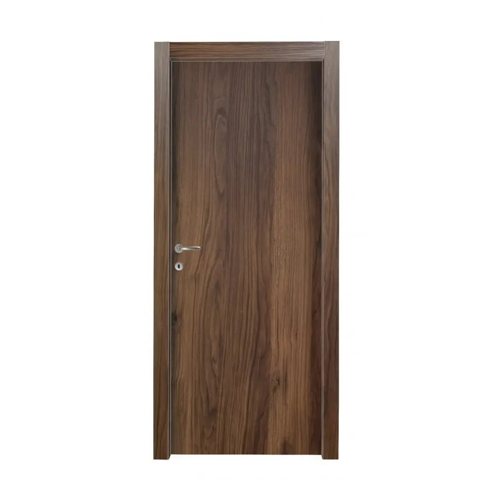 Porta battente da interno noce quercia venatura verticale 90 x 210 cm