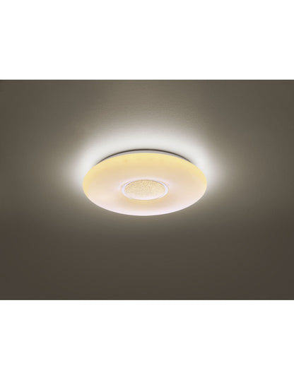 Plafoniera Moderna Led Dimmerabile Akina Ø41 cm Bianco Trio Lighting