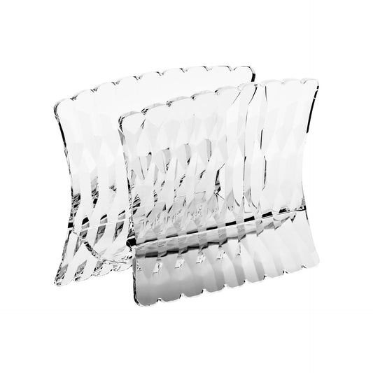 Porte-serviettes Vanity transparent 15,2x7,6x h11 cm
