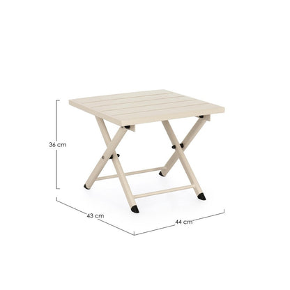 Table basse Bizzotto Taylor murmure 44x43x36h cm