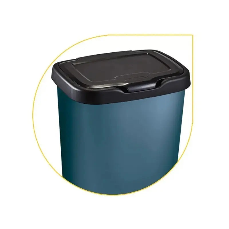 Jive waste bin with pedal, matt blue 20 L