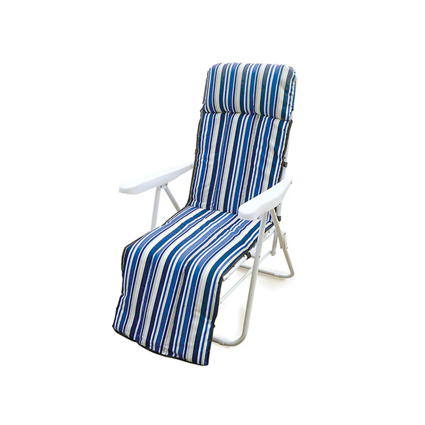 Poltrona multiposizione Ischia con poggiapiedi cm 77x58x106h