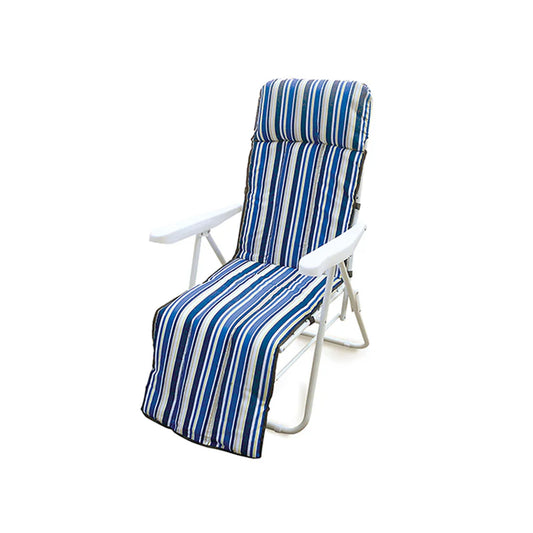 Poltrona multiposizione Ischia con poggiapiedi cm 77x58x106h