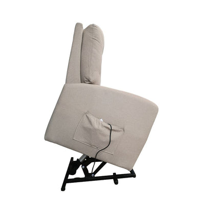 Poltrona alza persona Katia tessuto beige 1 motore