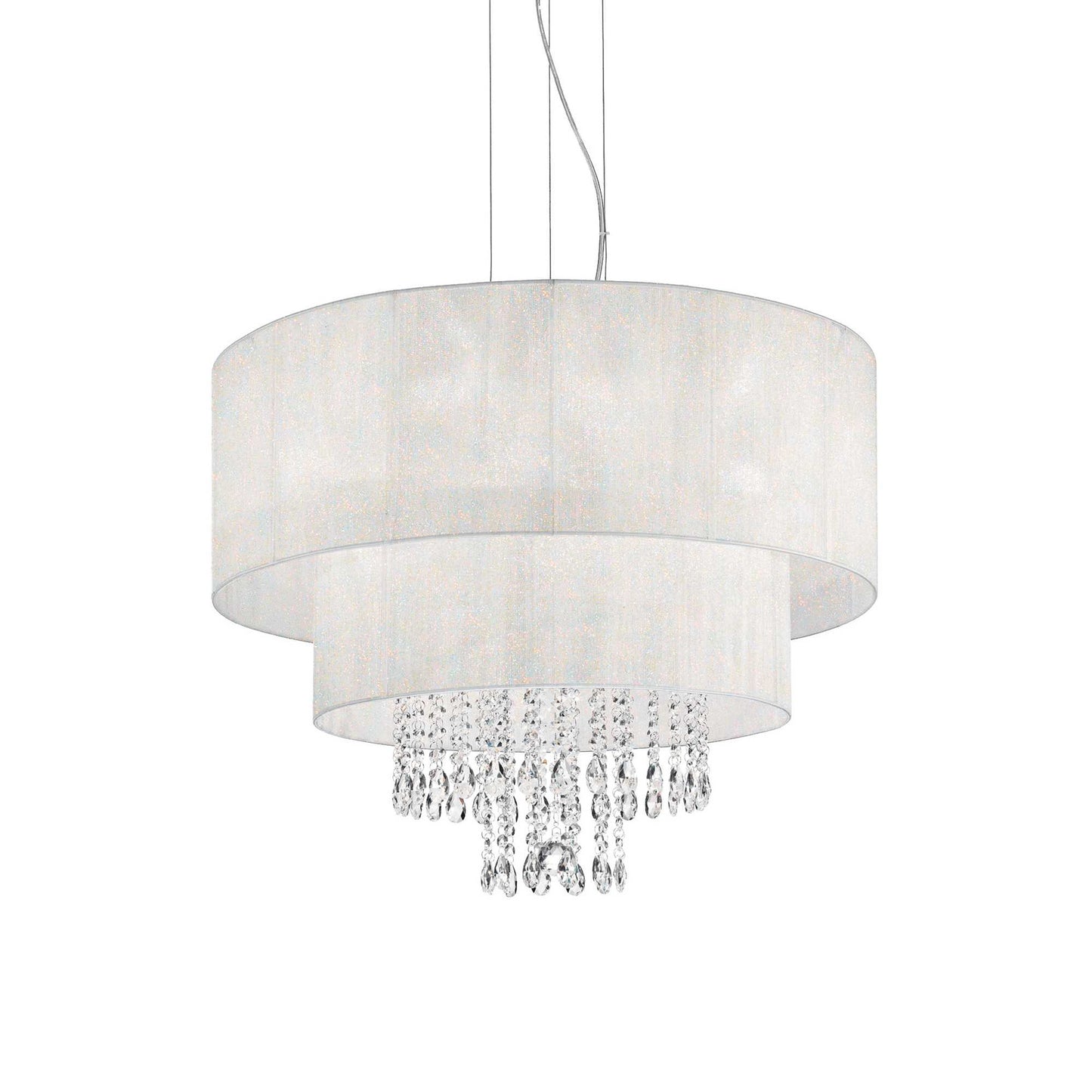 Lampada a sospensione bianco D 710 x H min 860 - max 2610 mm