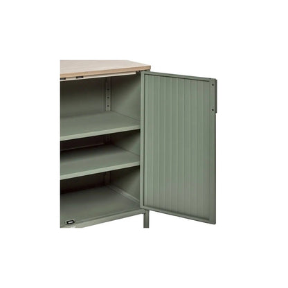 Buffet de jardin G Steel irony café/lino 90 x 46 x 76 cm