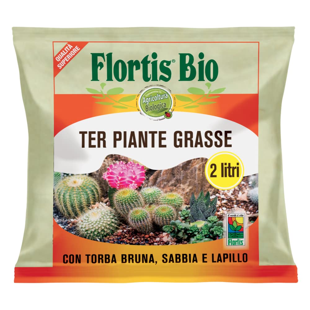 Piante grasse terriccio 2 litri Flortis