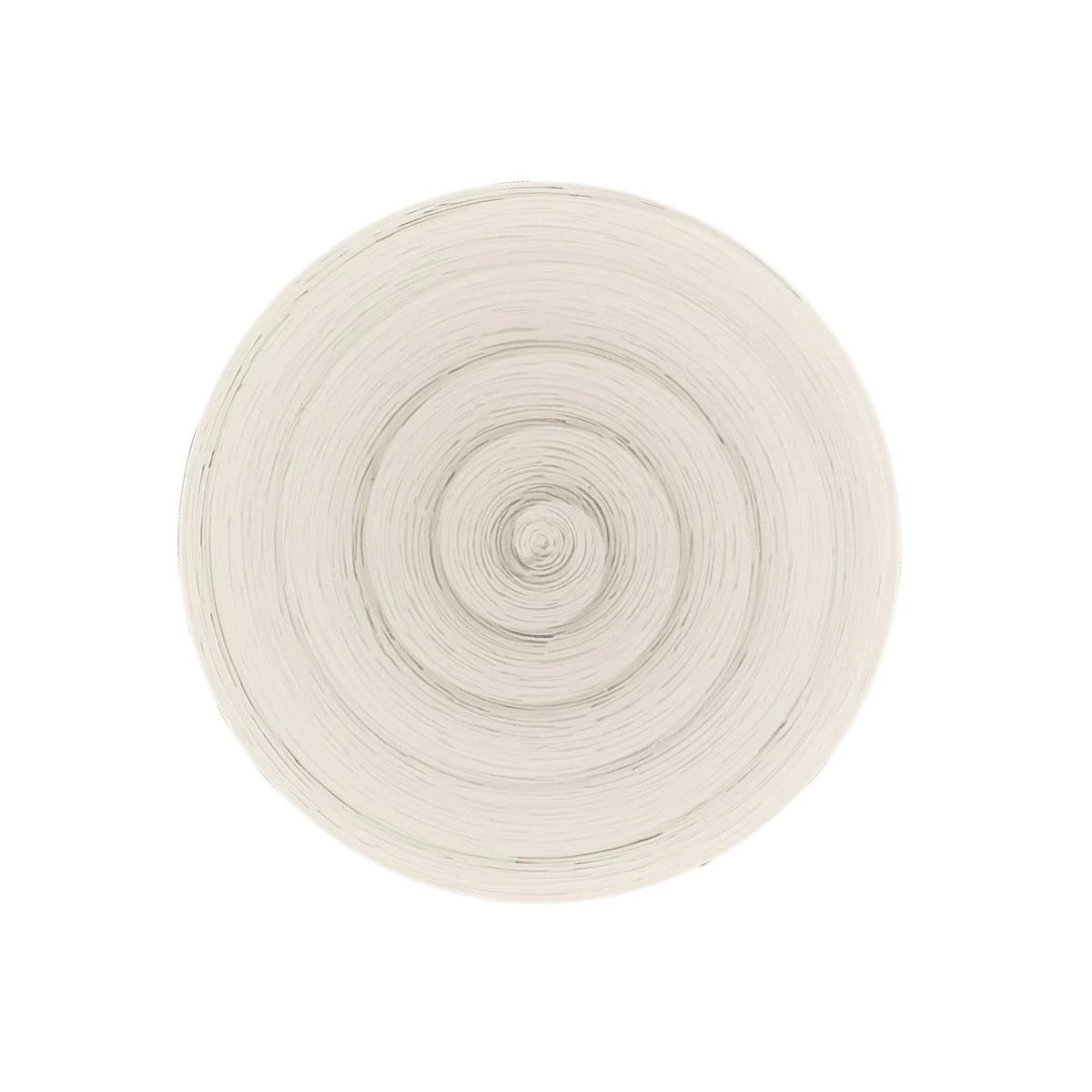Assiette plate Memento Table blanche en céramique peinte à la main Ø 27,5 cm