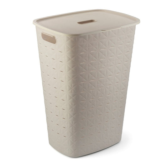 Curver Softex panier à linge crème 56l cm 42x31,6x60 h