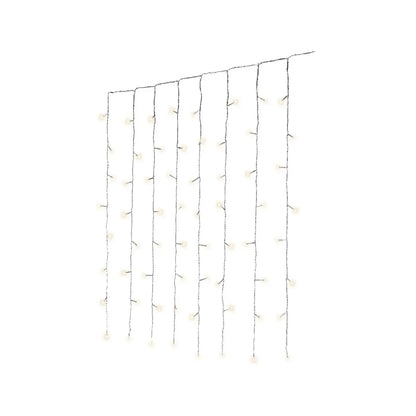 Tenda luminosa LED bianco caldo da esterno 200 × 200 cm