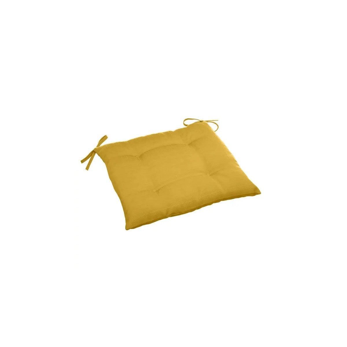 Coussin d'assise Korai 40x40 cm moutarde