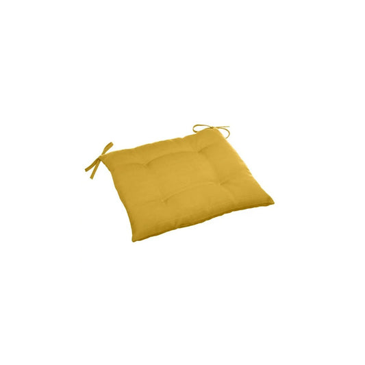 Coussin d'assise Korai 40x40 cm moutarde