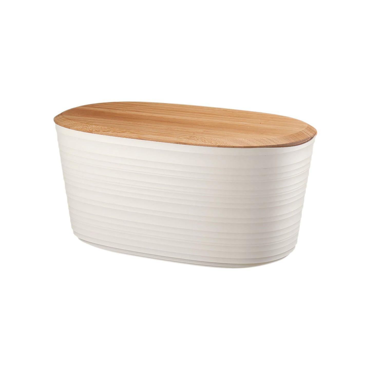 Boîte à pain avec couvercle planche à découper en bambou 39,2 x 23,2 x H 19 cm