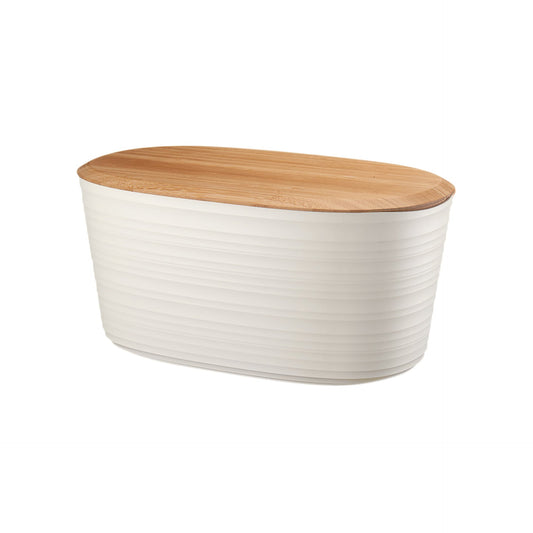 Boîte à pain avec couvercle planche à découper en bambou 39,2 x 23,2 x H 19 cm