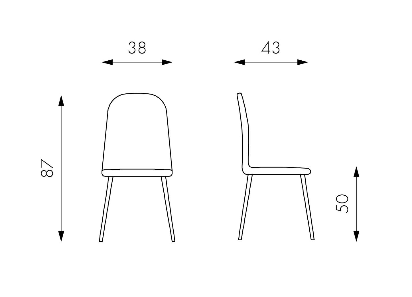 4x Chaise en imitation rotin avec assise beige 438x86,5h cm