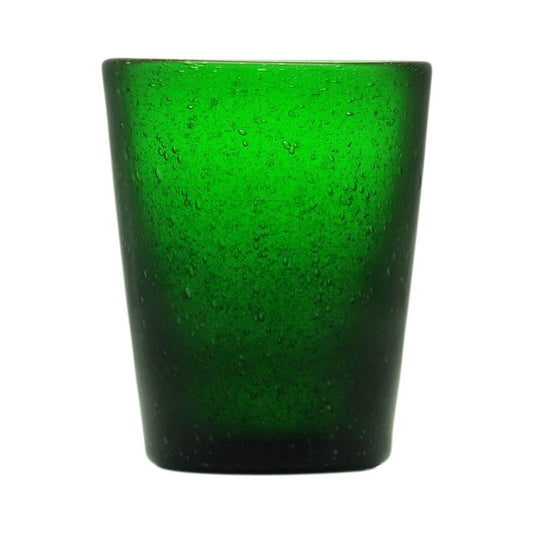 Verre à eau original souvenir émeraude en verre soufflé 0,25L