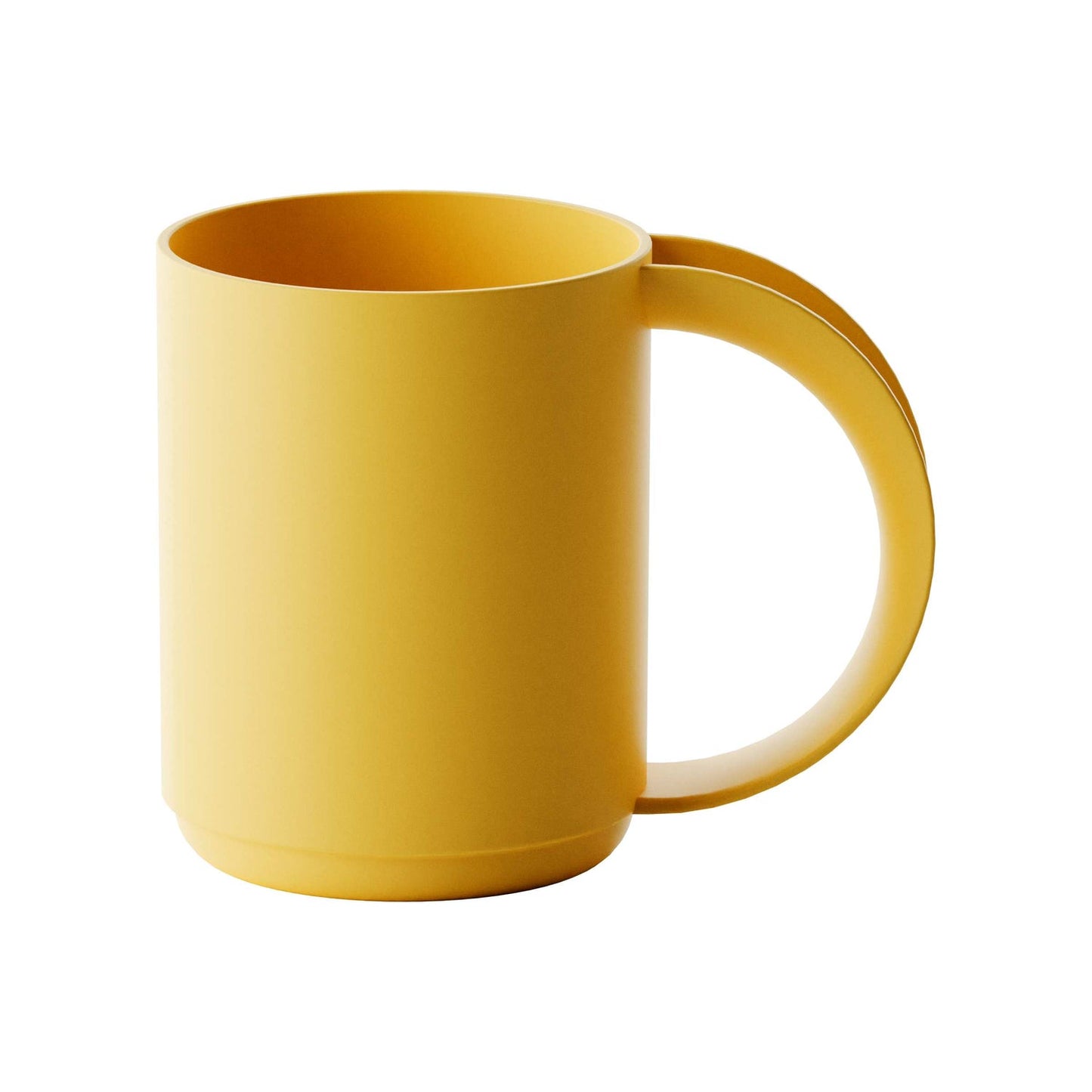 Mug Pop Line couleur jaune moutarde Ø 7,5 cm 300ml