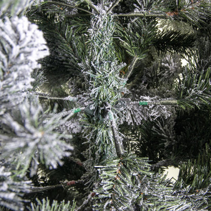 Albero Gennargentu innevato verde 1189 rami cmø134h210