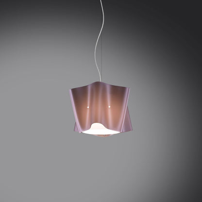 Suspension en métal rose en métal chromé Cm. 25x25h