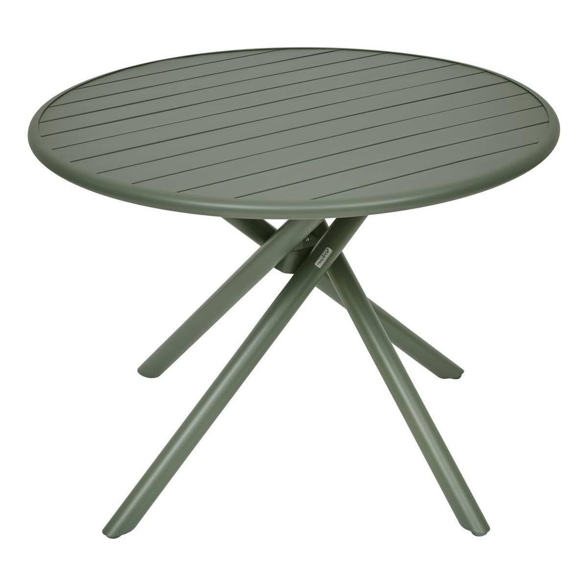 Table de jardin Nebullia 4 places Ø 105 x75h vert laurier