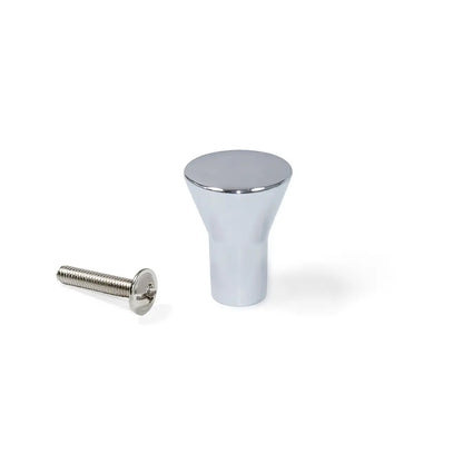 Bouton de meuble Albal D16 mm, Zamak, Chrome poli