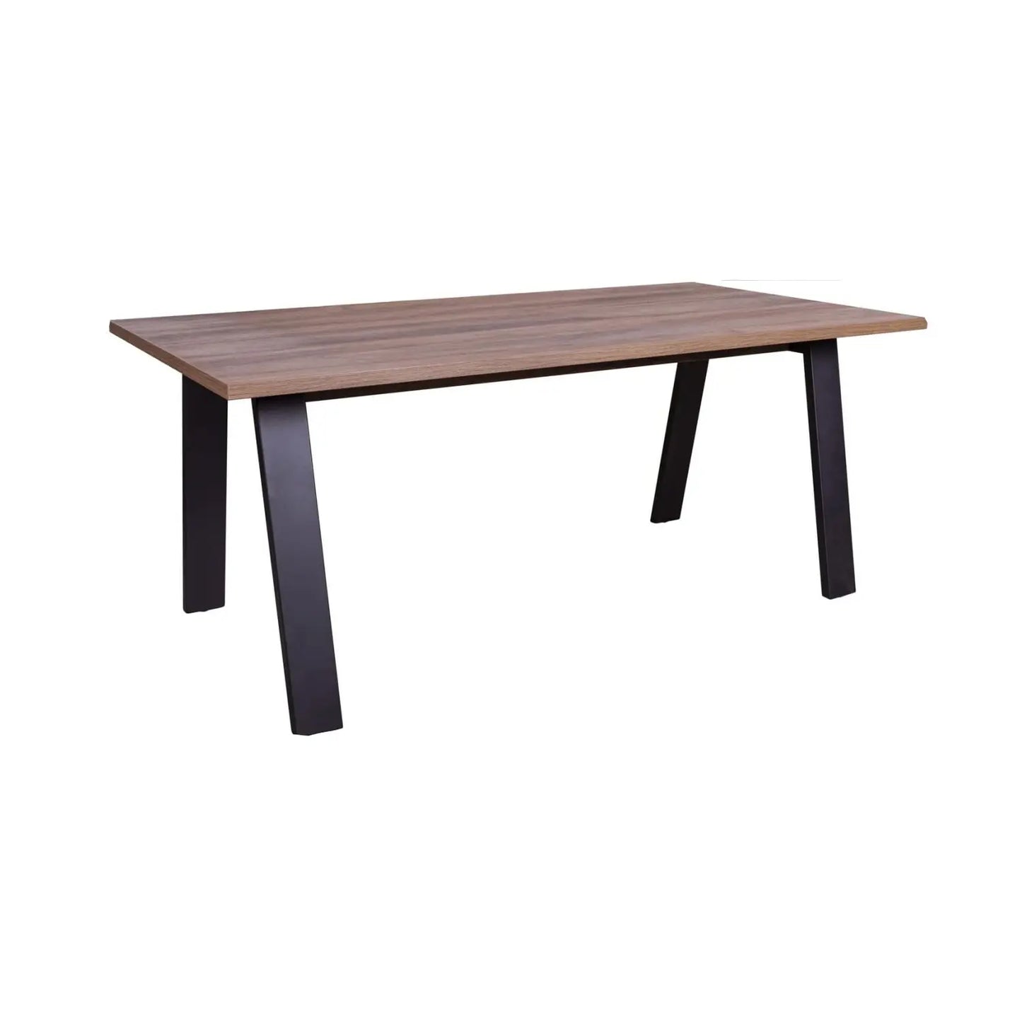 Bureau Da Vinci 180x90 cm noir et noyer Brera