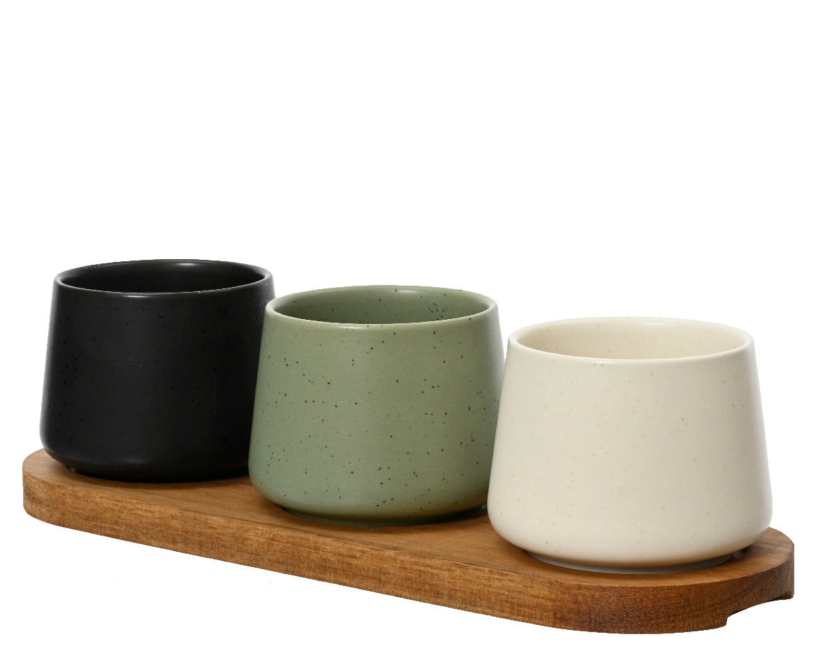 Set tapas in gres multi 30,8x10,5x8,5 cm