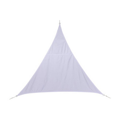 Auvent Triangulaire 5x5x5 m en Tissu Imperméable - Couleur : Gris Tourterelle