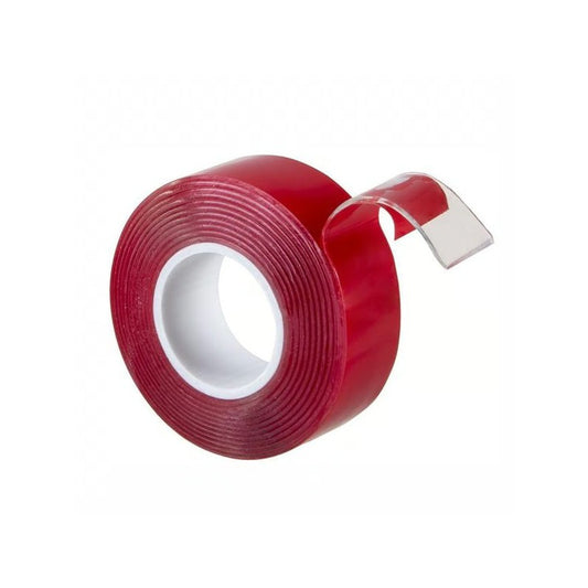 Ruban adhésif double face extra résistant 19 mm x 1,5 m transparent