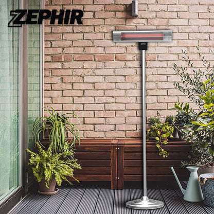 Chauffage extérieur infrarouge 2000w 200x68,5 cm