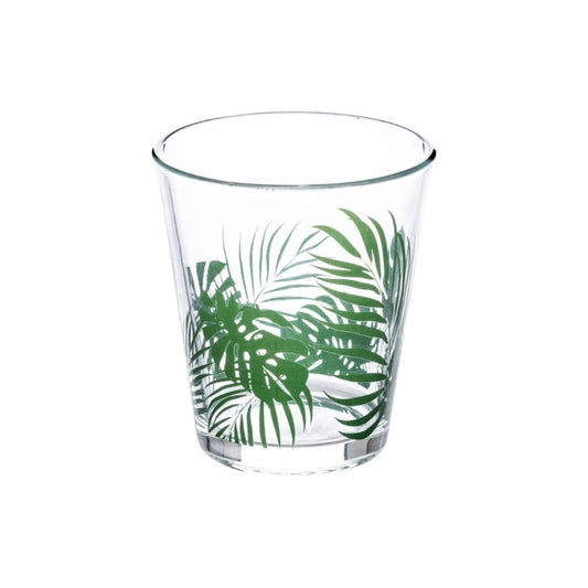 Verre bas Palme verde 33 cl verre transparent