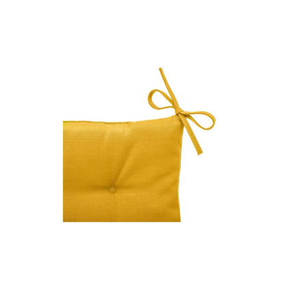 Coussin d'assise Korai 40x40 cm moutarde