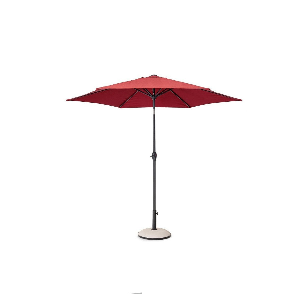 Parapluie Bizzotto Kalife 2,7 m avec joint bordeaux