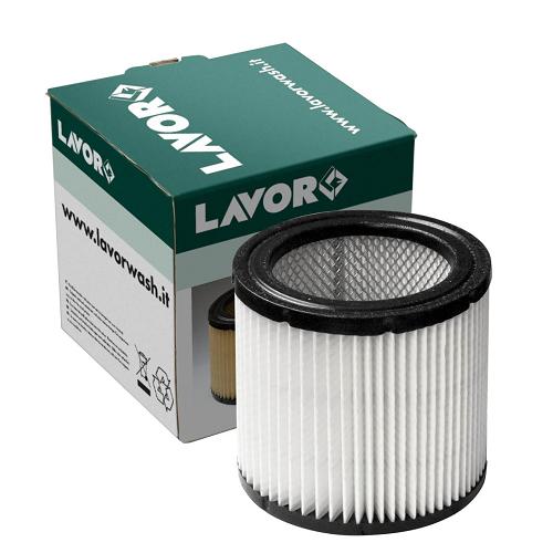Filtre à cartouche lavable Lavor pour aspirateurs à cendres Ashley 900, 901 et Poker