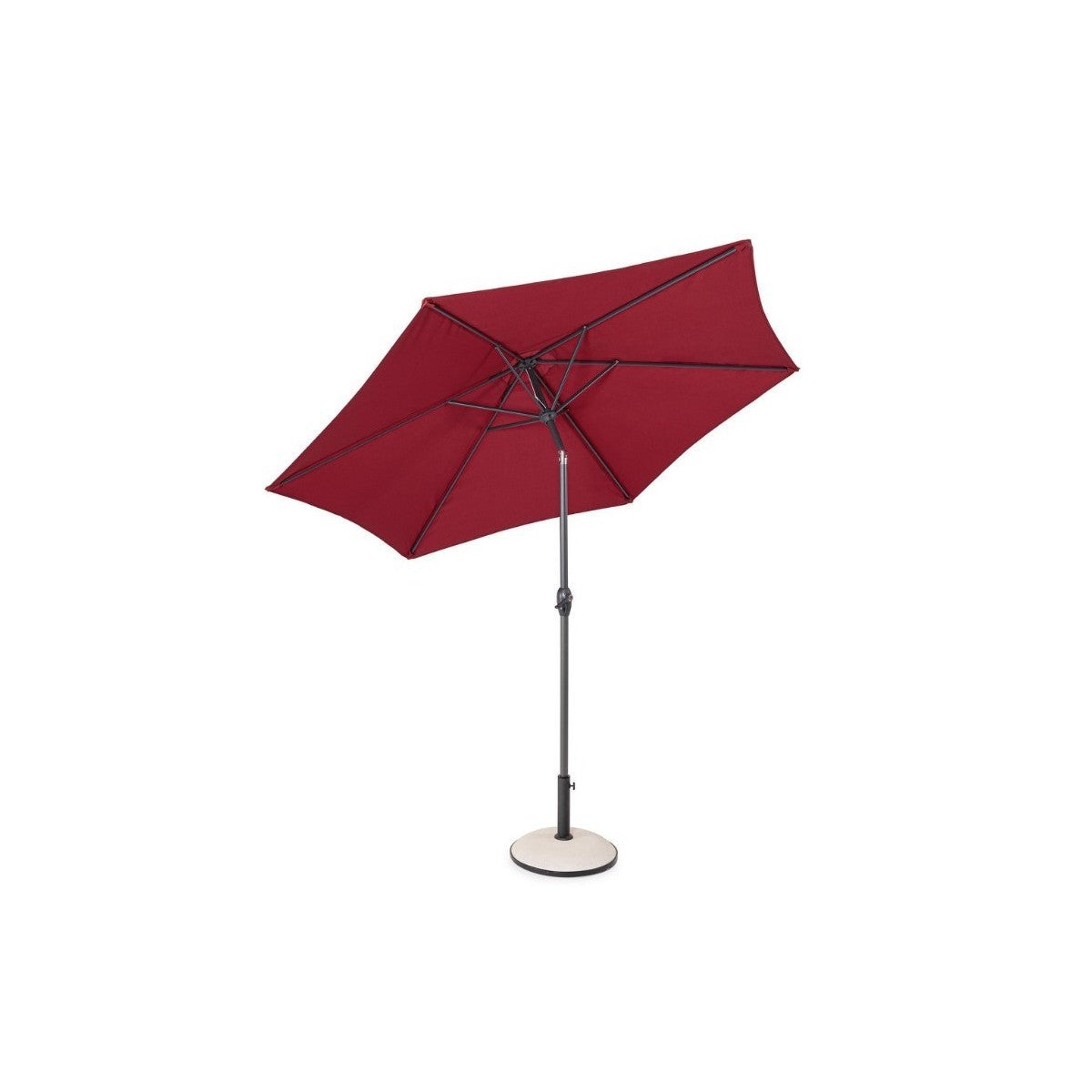 Parapluie Bizzotto Kalife 2,7 m avec joint bordeaux