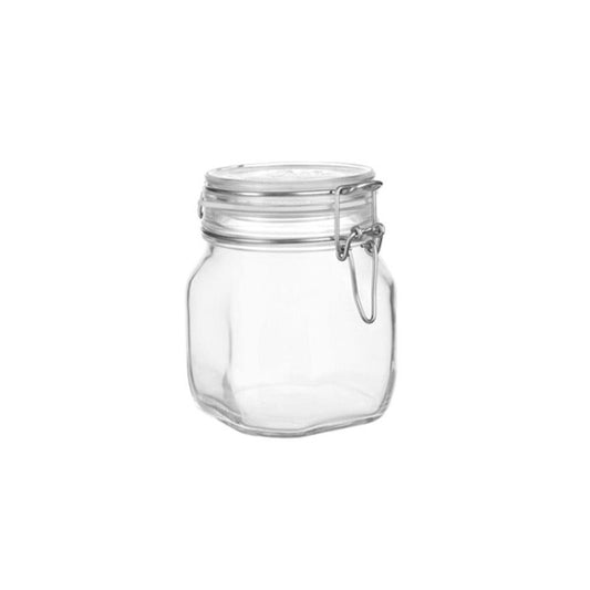 Barattolo per conservazione in vetro 0.75 L con coperchio