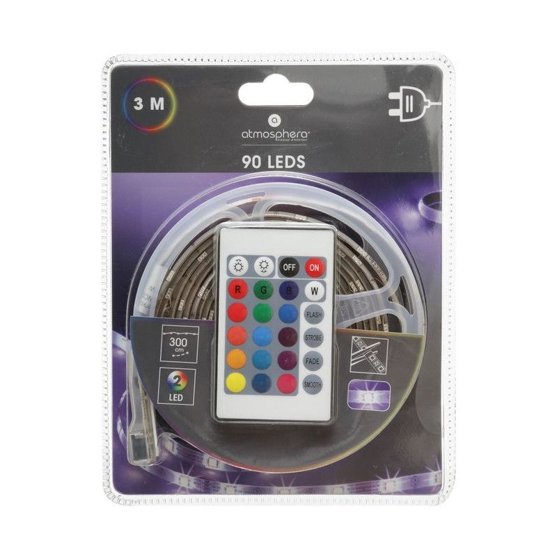 Bande 300 cm 90 LED avec télécommande