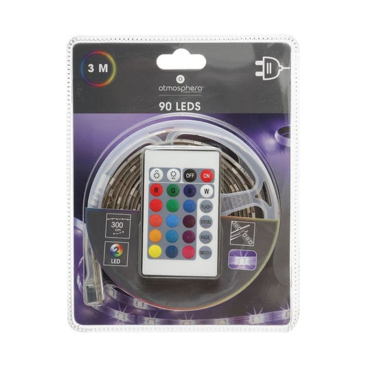 Bande 300 cm 90 LED avec télécommande