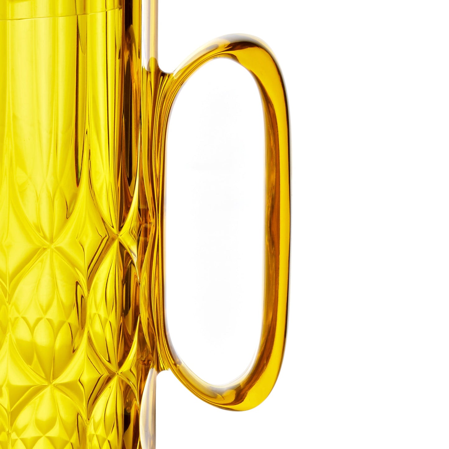 Carafe Vanity avec couvercle jaune 1750 cc