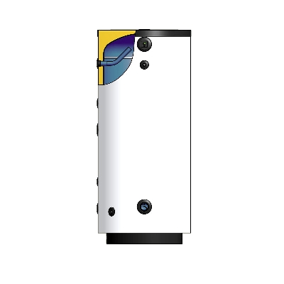 Chaudière vitrifiée pour solaire thermique - 195 lt / 600x1170 mm