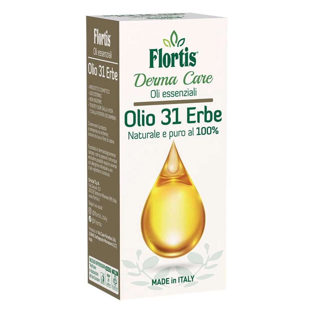 Dermacare olio 31 erbe Flortis 30 ml