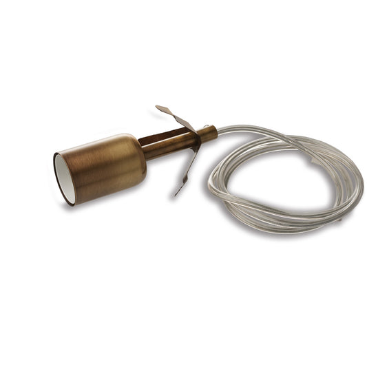 Montatura in ferro bronzato spazzolato senza rosone H.13 - MAX 113 - Ø7