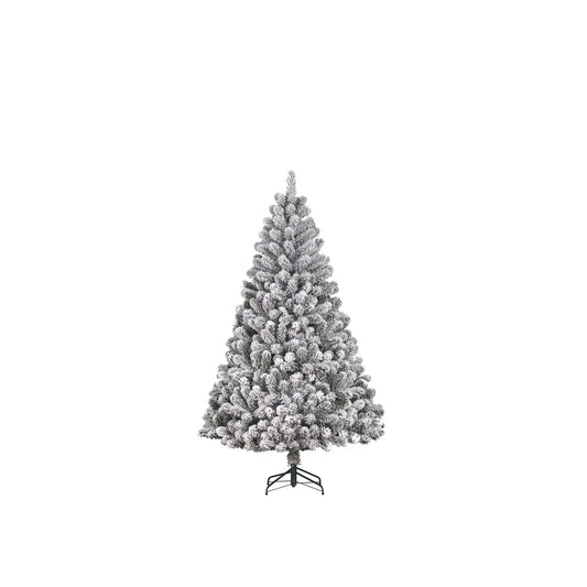 Sapin de Noël enneigé vert Alderfen Ø114 × H180 cm